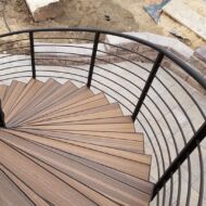 Rocky Mountain Fence and Decksspiral staircases 2