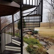Rocky Mountain Fence and Decks spiral staircases 4