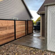 Panel fence picture